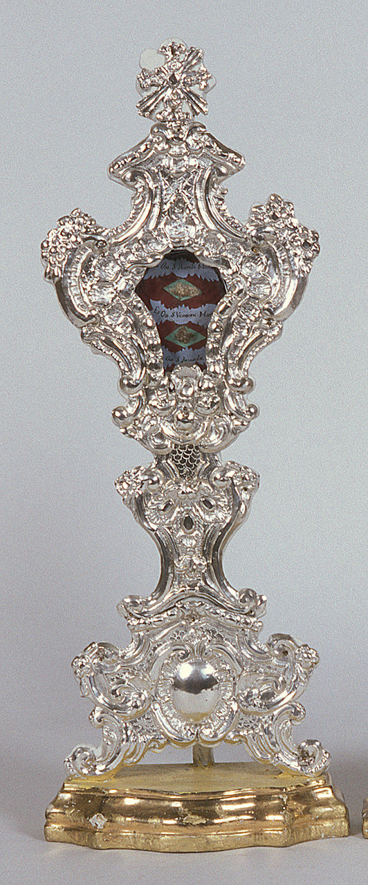 reliquiario-ostensorio, serie - manifattura toscana (seconda metà sec. XVIII)