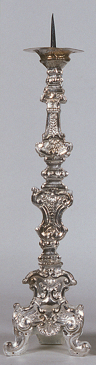 candeliere, serie - manifattura toscana (metà sec. XVIII)