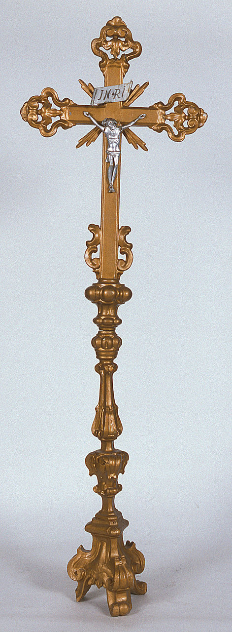 croce d'altare, elemento d'insieme - manifattura emiliana (seconda metà sec. XVIII)