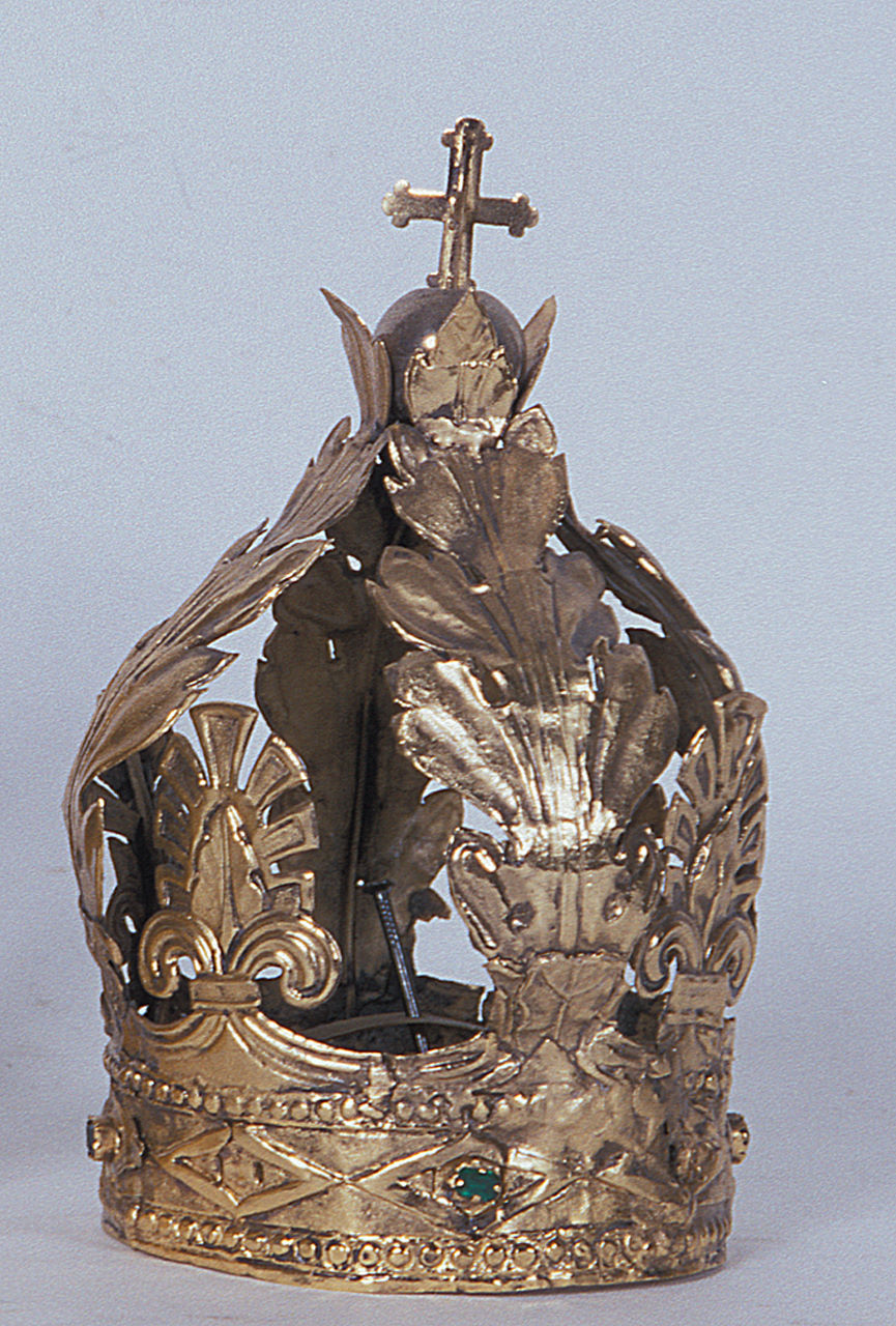 corona da statua, serie - manifattura emiliana (prima metà sec. XIX)