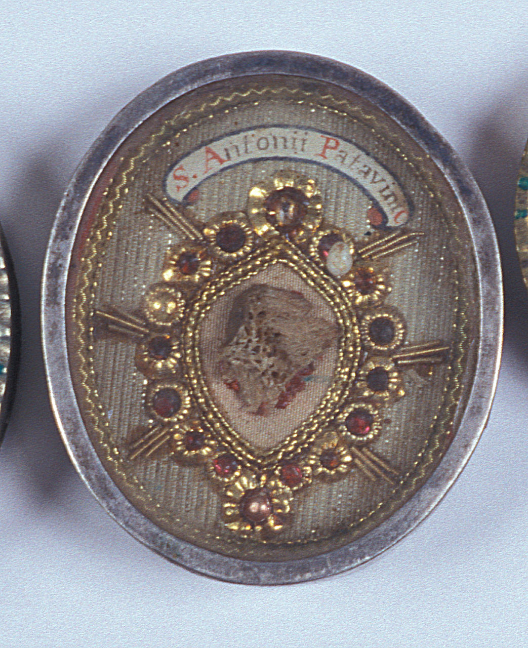 reliquiario a capsula - a medaglione, opera isolata - manifattura italiana (sec. XIX)