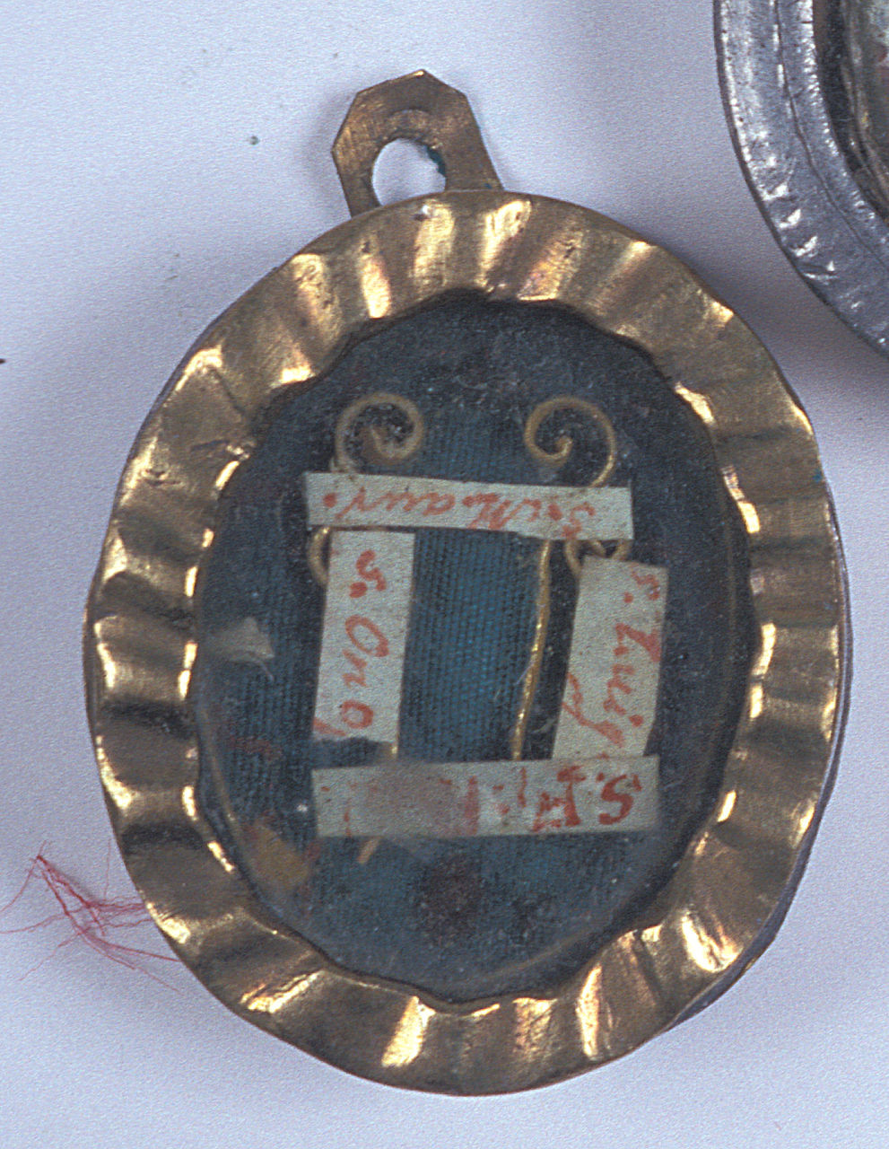 reliquiario a capsula - a medaglione, opera isolata - manifattura italiana (sec. XIX)