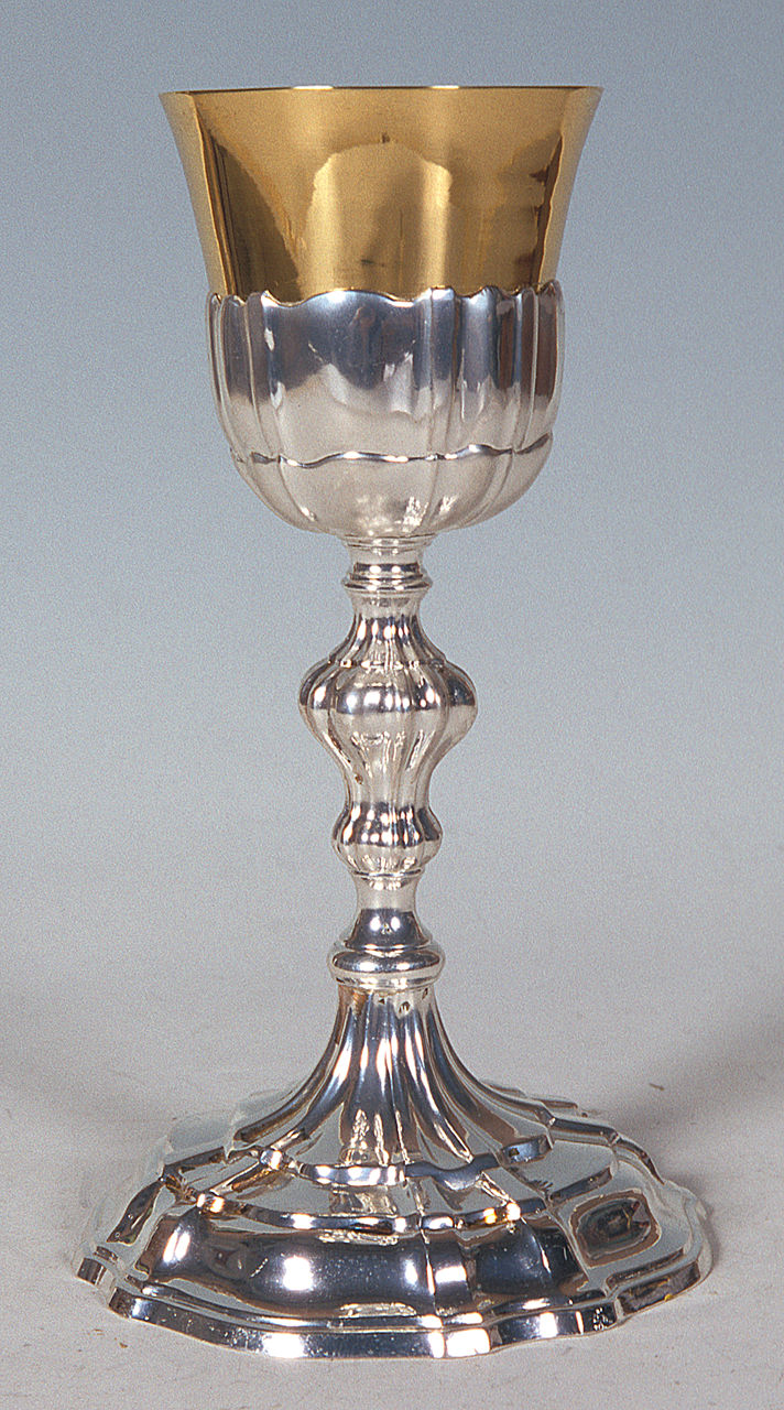 calice, opera isolata - manifattura ferrarese (seconda metà sec. XVIII)