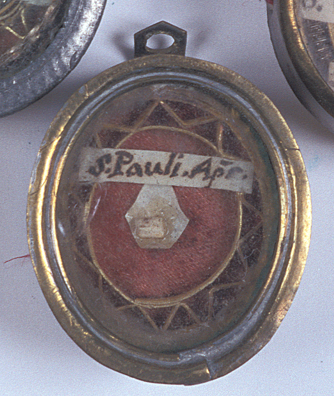 reliquiario a capsula - a medaglione, opera isolata - manifattura italiana (sec. XIX)