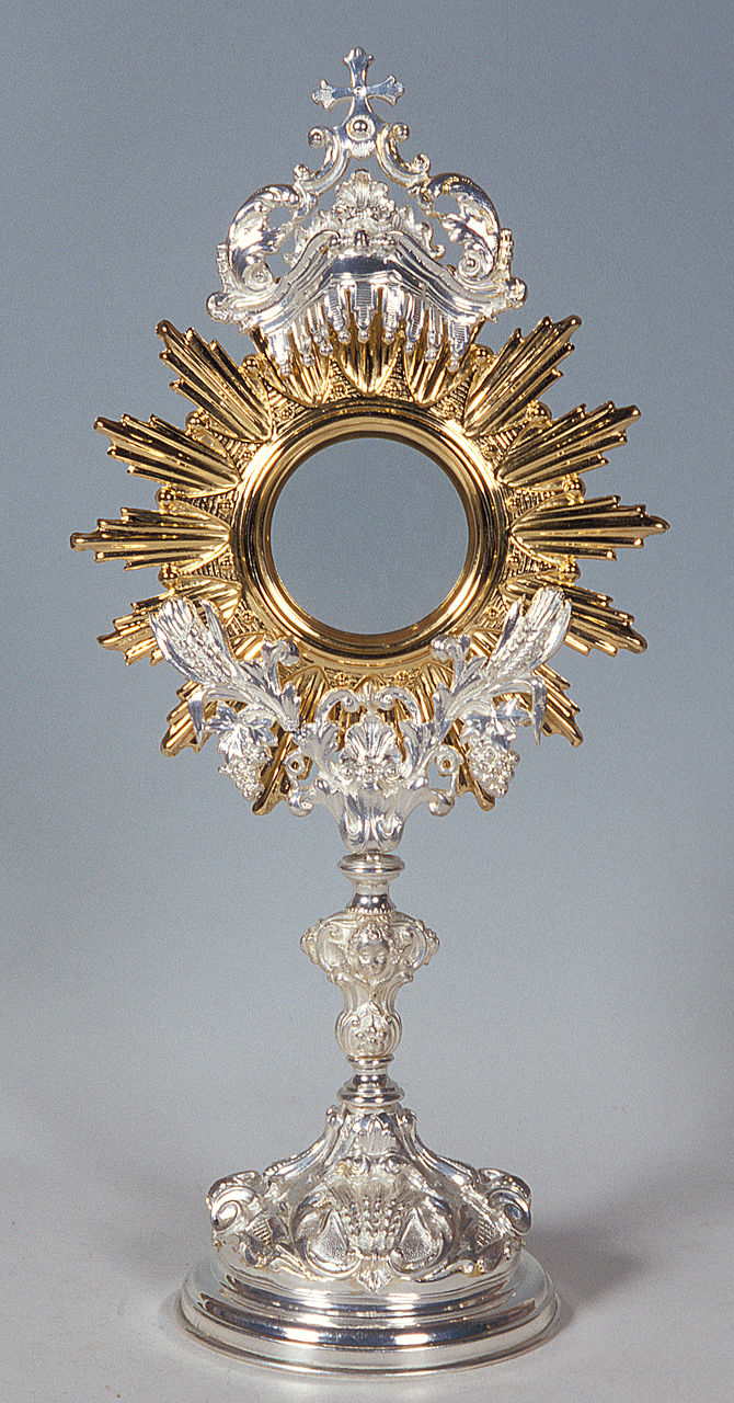 ostensorio - a raggiera, opera isolata - manifattura italiana (secondo quarto sec. XX)