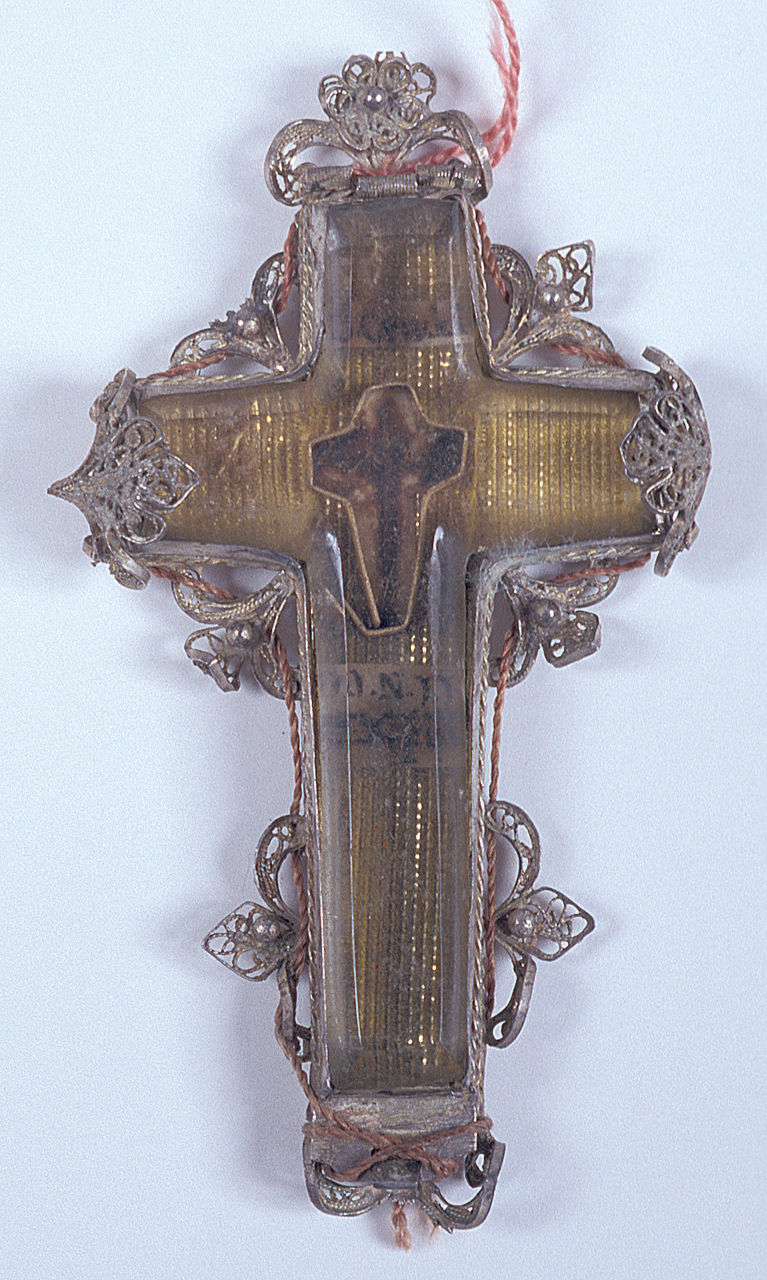 stauroteca, elemento d'insieme - manifattura italiana (primo quarto sec. XIX)