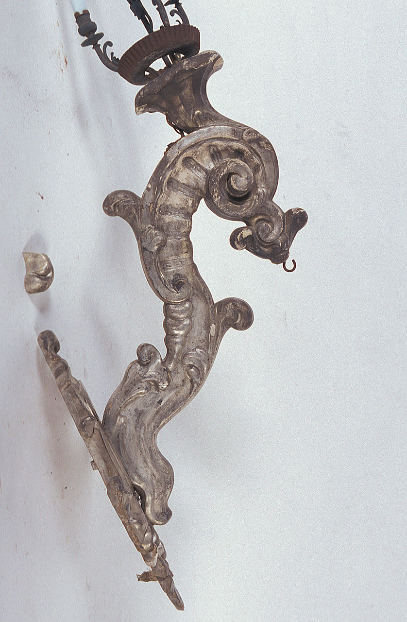 candeliere da parete, serie - manifattura emiliana (seconda metà sec. XVIII)