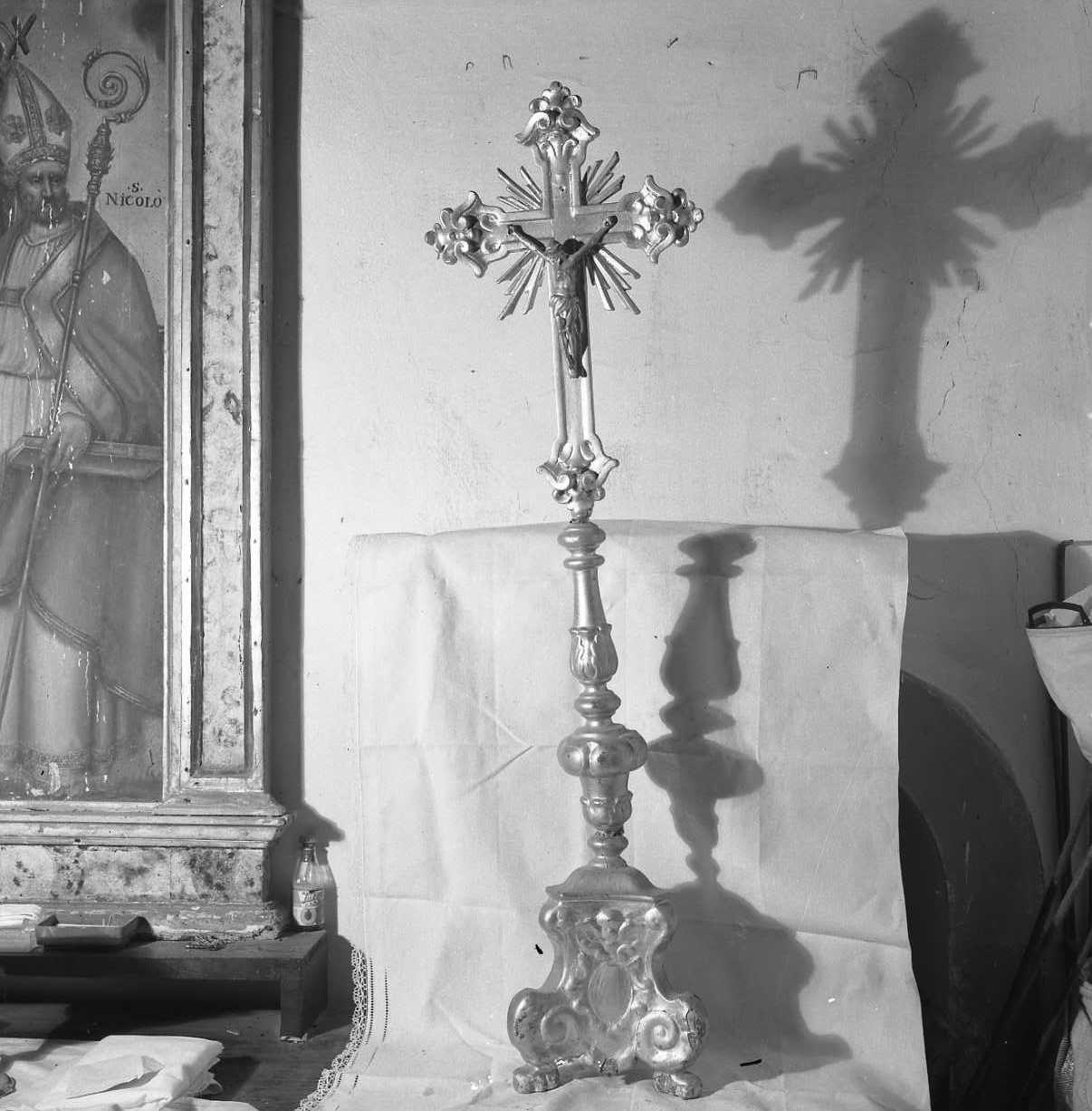 croce d'altare - bottega di Castiglione dei Pepoli (prima metà sec. XVIII)