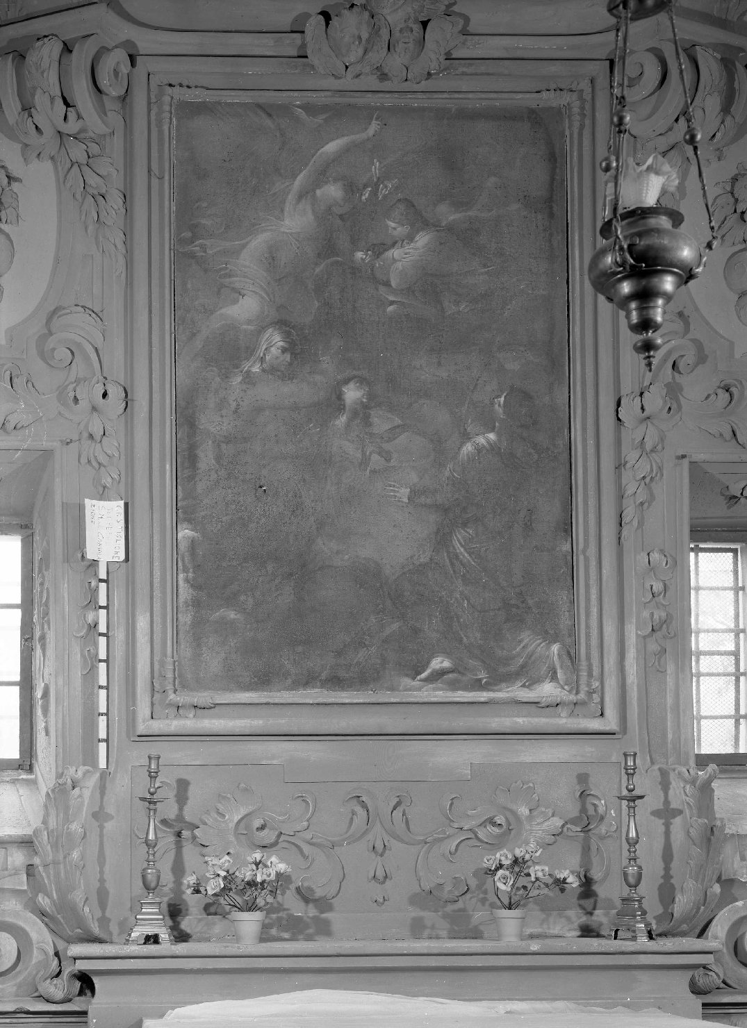 Annunciazione e Sante (dipinto) - ambito bolognese (seconda metà sec. XVII)