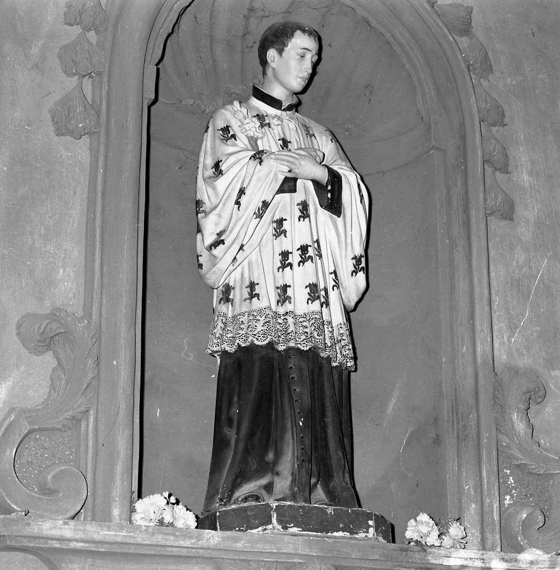 San Luigi Gonzaga (statua) - produzione francese (prima metà sec. XIX)