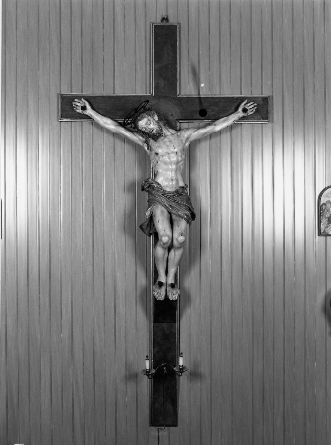 Cristo crocifisso (statua) - bottega emiliana (seconda metà sec. XVIII)