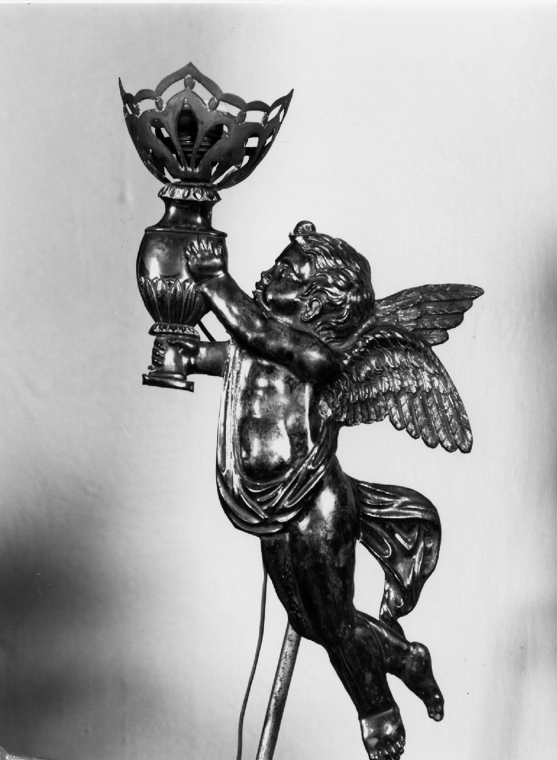 candelabro - bottega emiliana (metà sec. XIX)