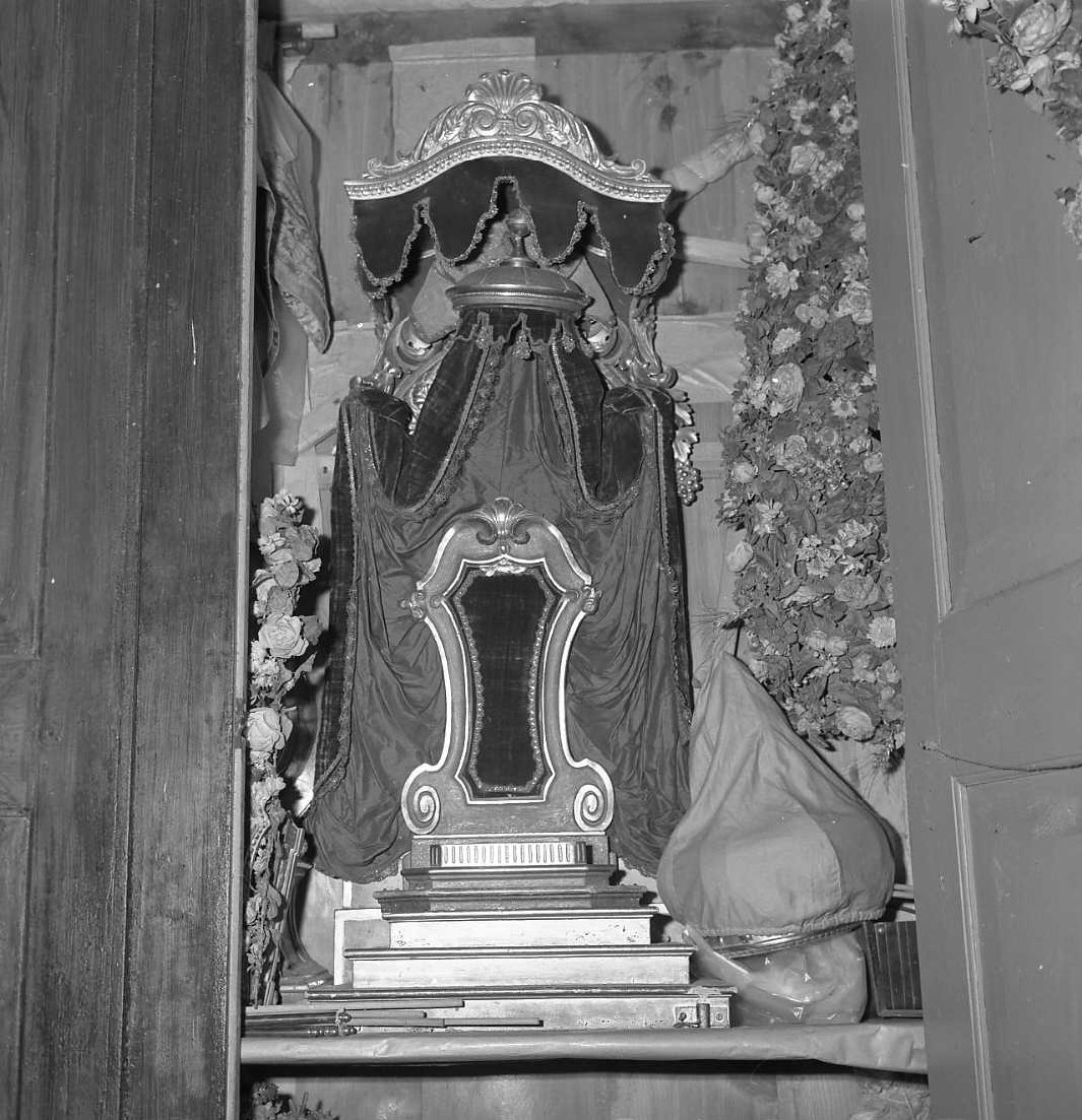 tronetto per esposizione eucaristica - bottega emiliana (secc. XVIII/ XIX)