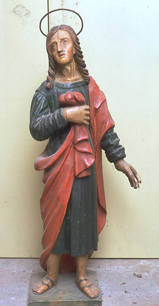 San Giovanni Evangelista (statua) - ambito ferrarese (secc. XVIII/ XIX)