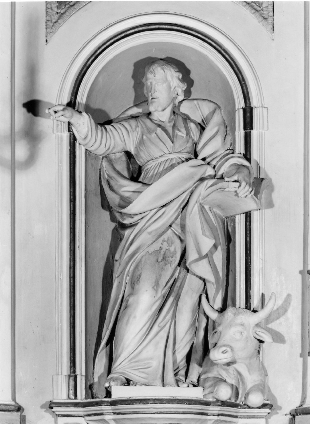 San Luca (statua, elemento d'insieme) di Turchi Pietro (sec. XVIII)