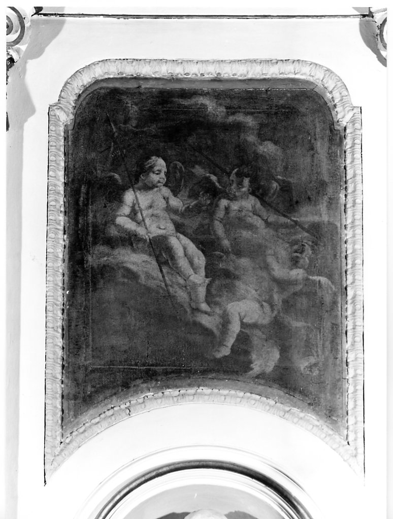 putti (dipinto, elemento d'insieme) - ambito ferrarese (sec. XVIII)