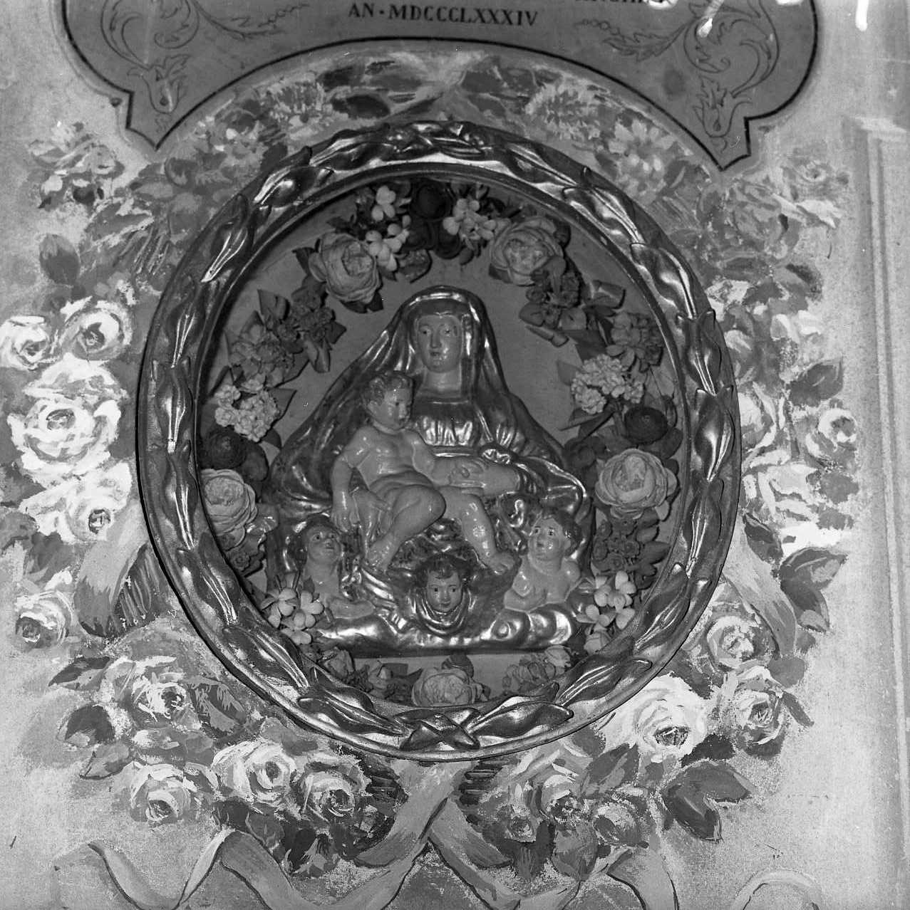 Madonna con Bambino (rilievo) - bottega emiliana (sec. XVII)