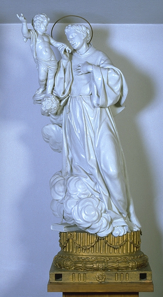 Sant'Antonio da Padova (statua) di Ballanti Giovanni Battista detto Graziani (sec. XIX)