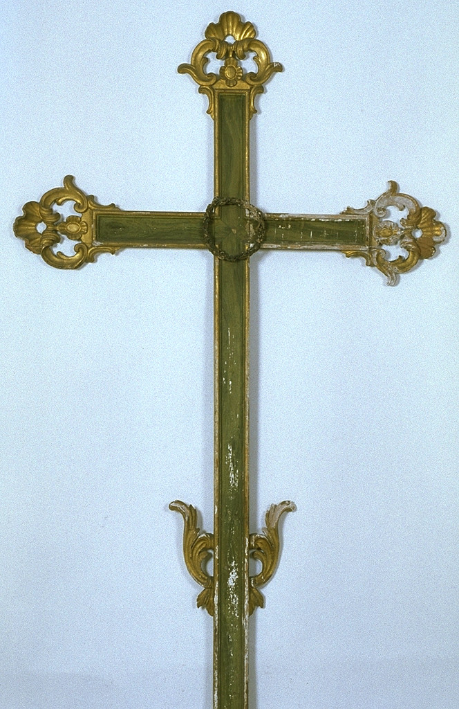 croce penitenziale - manifattura ferrarese (seconda metà sec. XVIII)