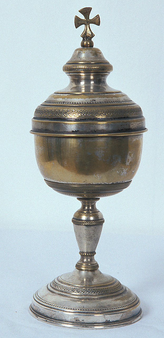 pisside, opera isolata - manifattura italiana (sec. XX)