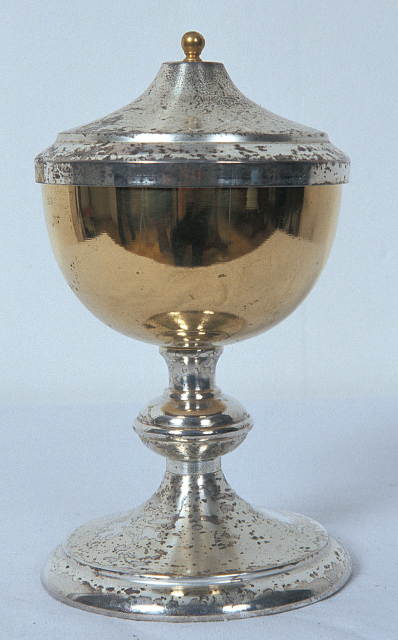 pisside, opera isolata - manifattura italiana (sec. XX)