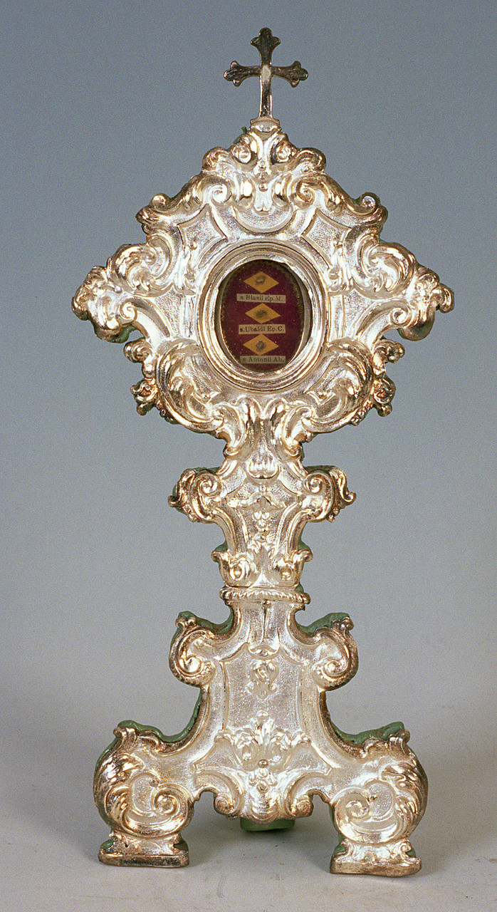reliquiario-ostensorio, opera isolata - manifattura ferrarese (sec. XVIII)