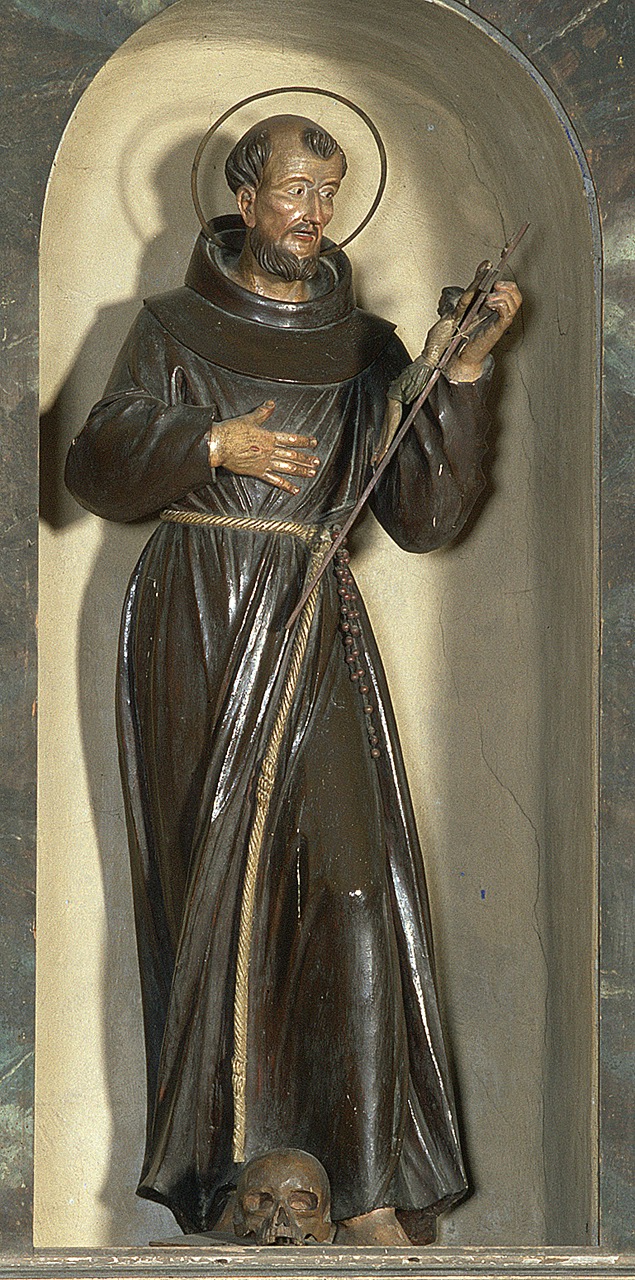 San Francesco d'Assisi (statua) - bottega ferrarese (metà sec. XVIII)