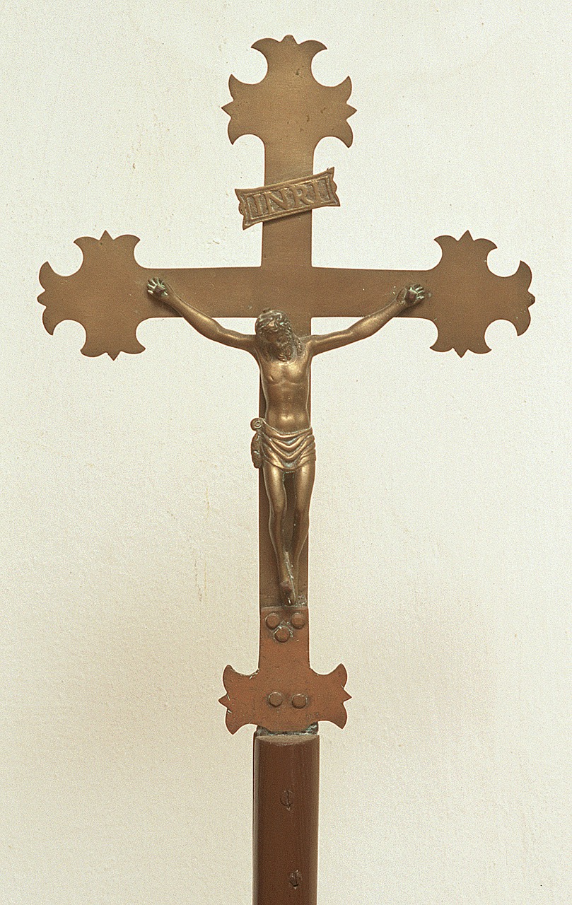 croce processionale - manifattura emiliana (seconda metà sec. XVII)
