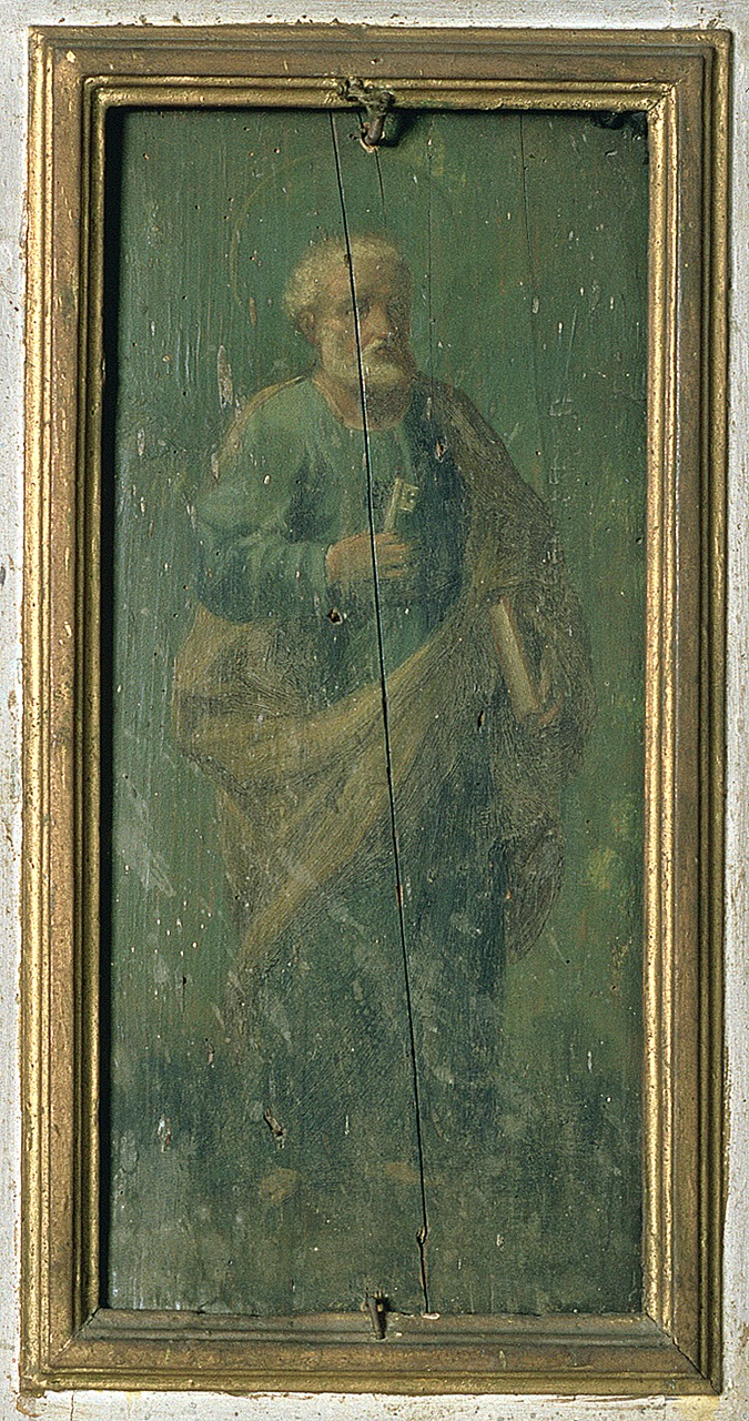 San Pietro (dipinto, elemento d'insieme) - ambito ferrarese (primo quarto sec. XVII)