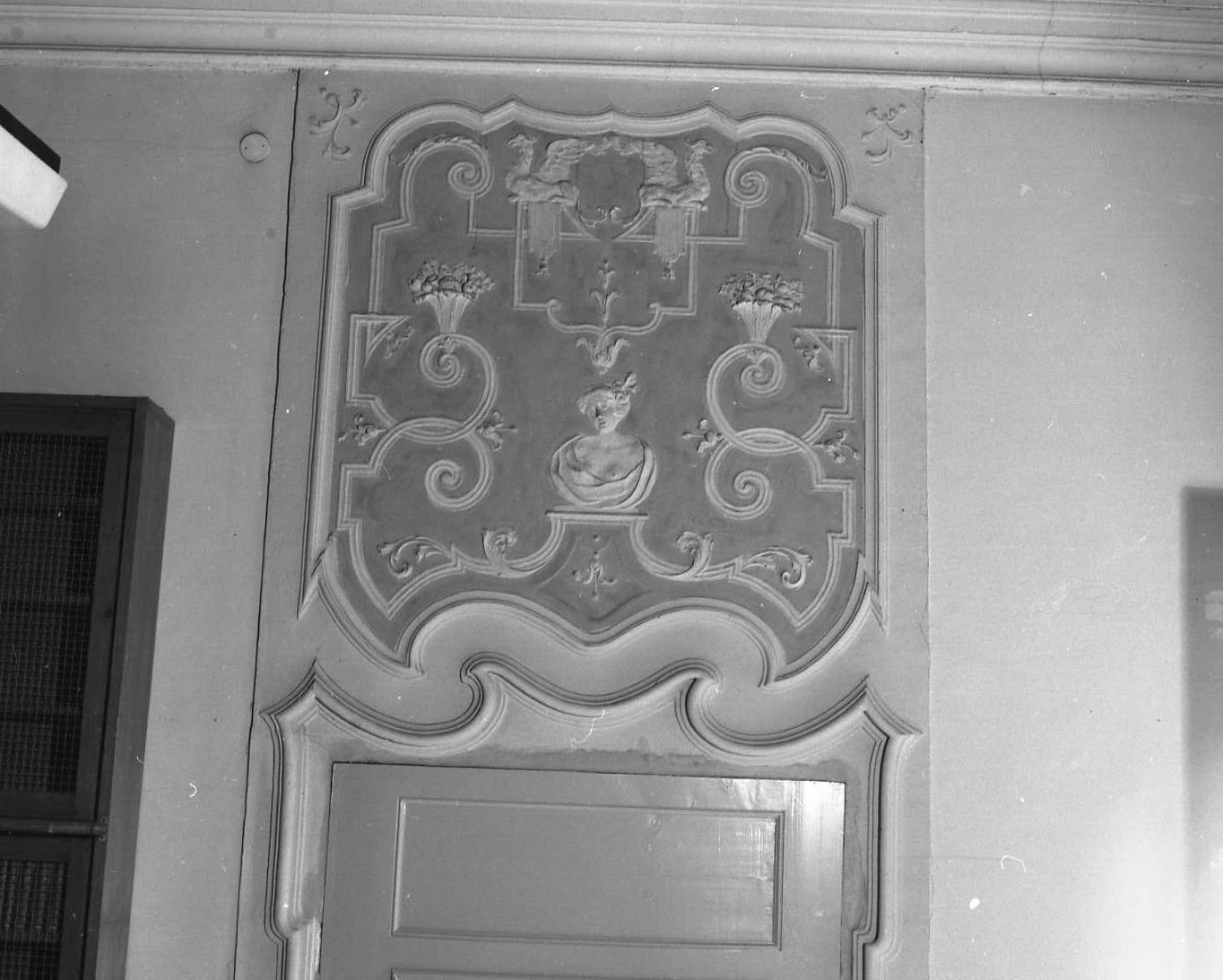 sovrapporta, insieme - ambito ferrarese (fine sec. XVIII)