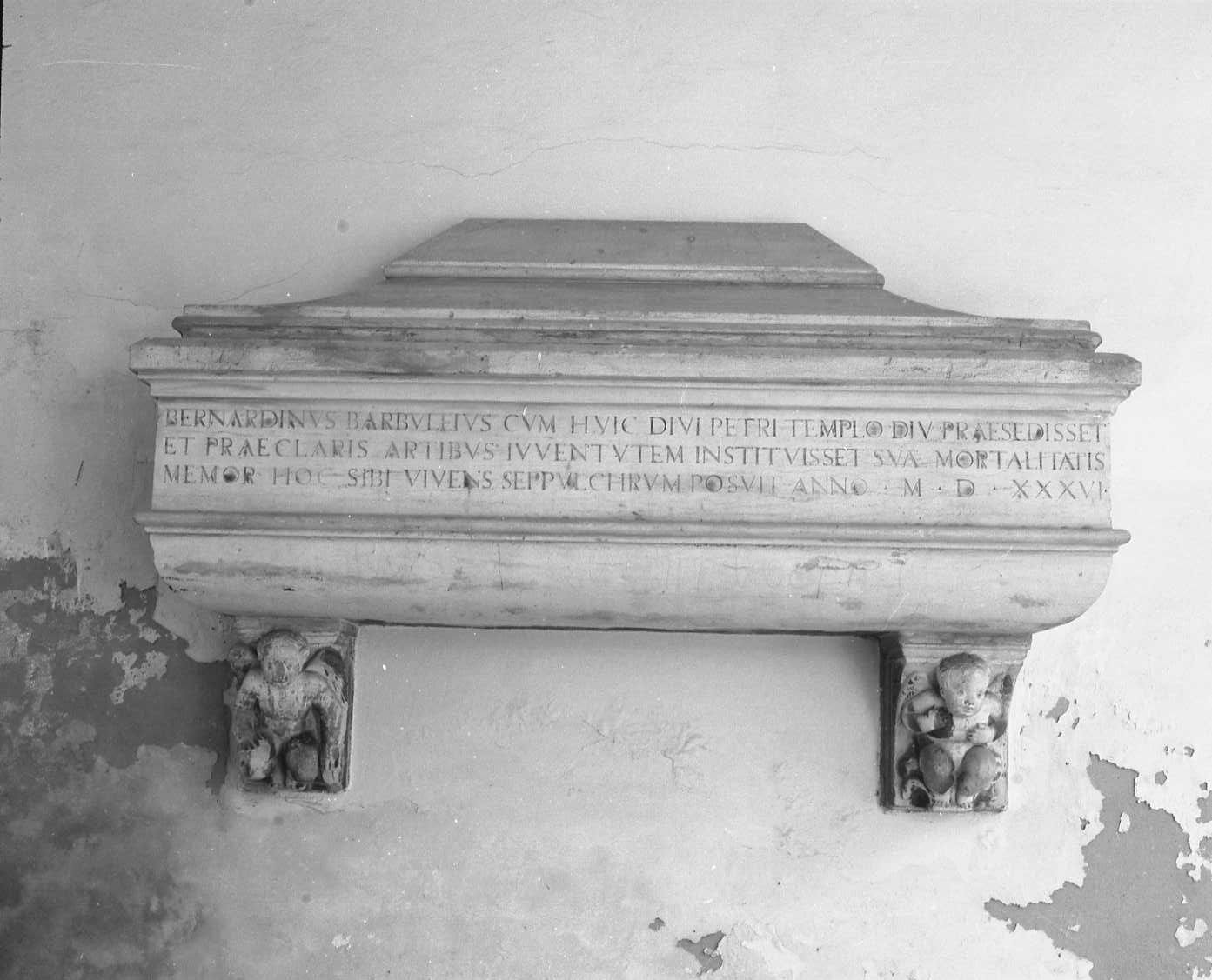 monumento funebre - bottega ferrarese (sec. XVI)