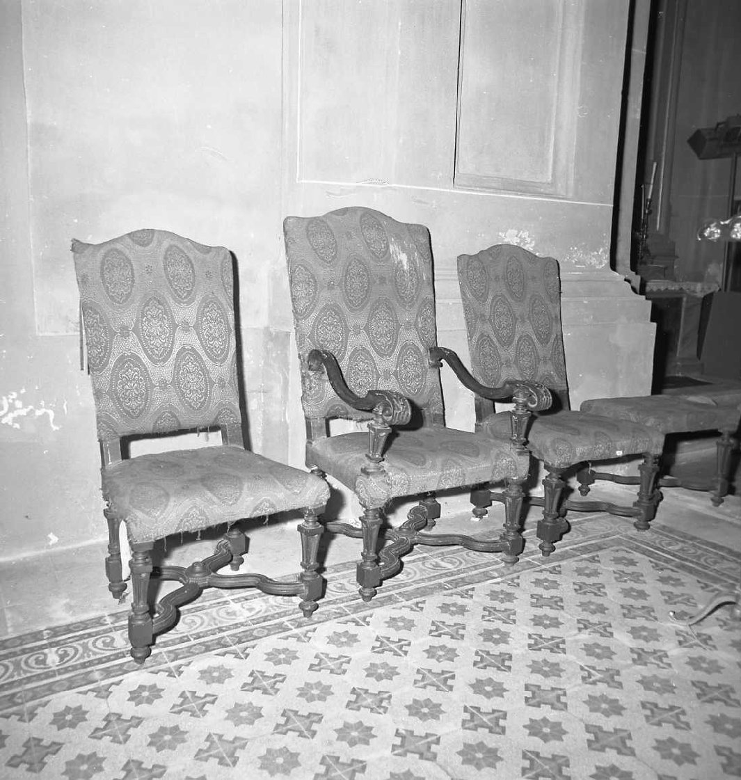 servizio di sedie - bottega emiliana (sec. XVIII)