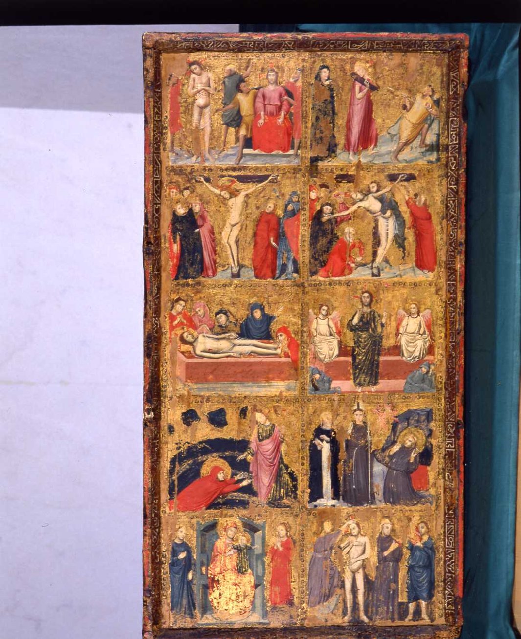 storie della passione di Cristo (dipinto) di Maestro di San Nicolò degli Albari (sec. XIV)
