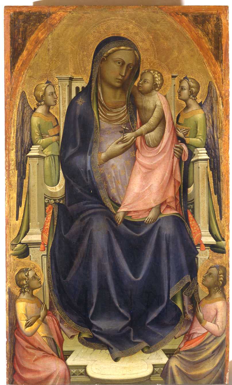 Madonna con Bambino in trono e angeli (dipinto) di Lorenzo Monaco (sec. XV)