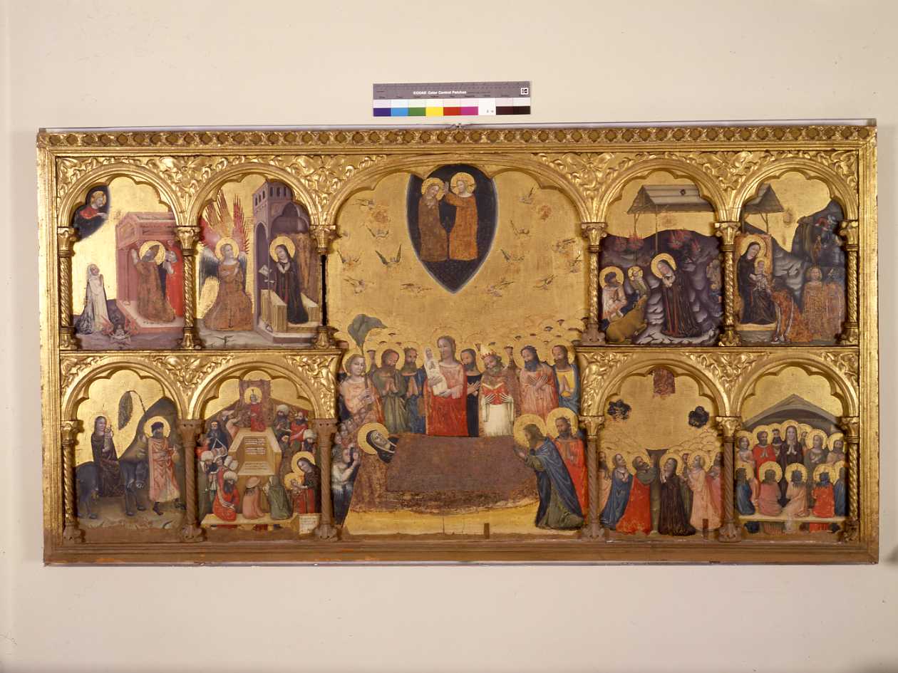 transito della Madonna (polittico) di Pseudo Jacopino di Francesco (sec. XIV)