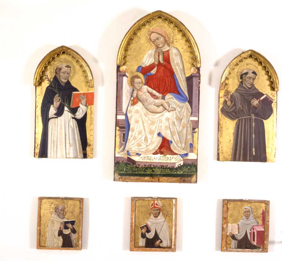 San Francesco (dipinto, elemento d'insieme) di Michele di Matteo (sec. XV)