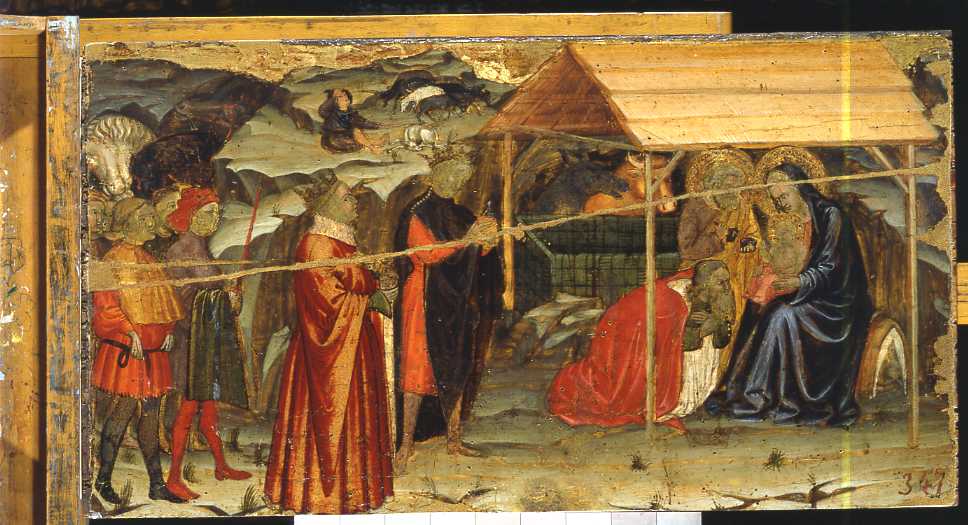 Adorazione dei Magi (dipinto) di Bitino da Faenza (attribuito) (sec. XV)