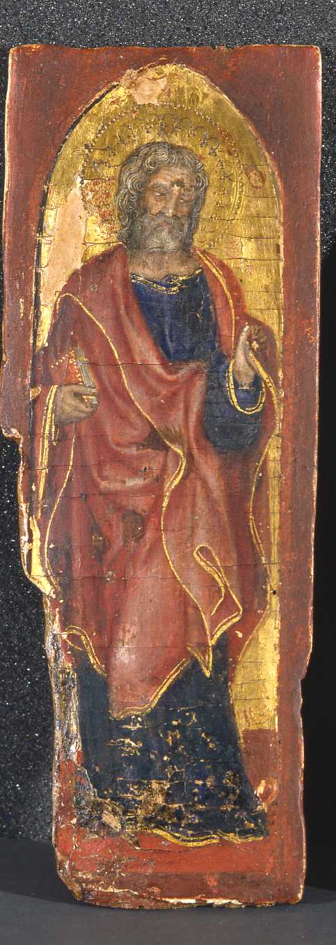 Santo apostolo (dipinto, elemento d'insieme) di Gentile da Fabriano (attribuito) (sec. XV)