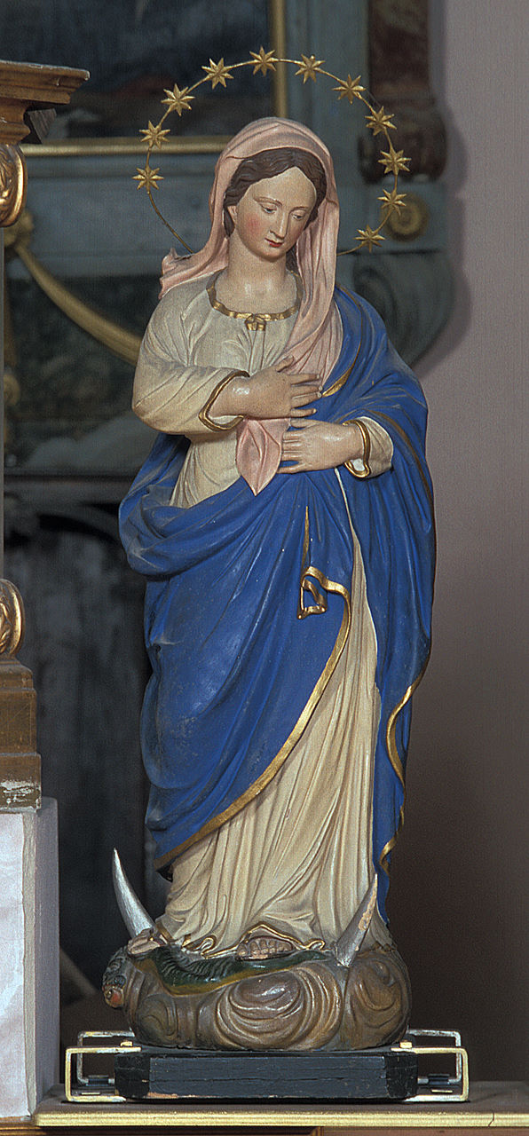 Immacolata concezione (statua) di Filicori Giuseppe (seconda metà sec. XIX)