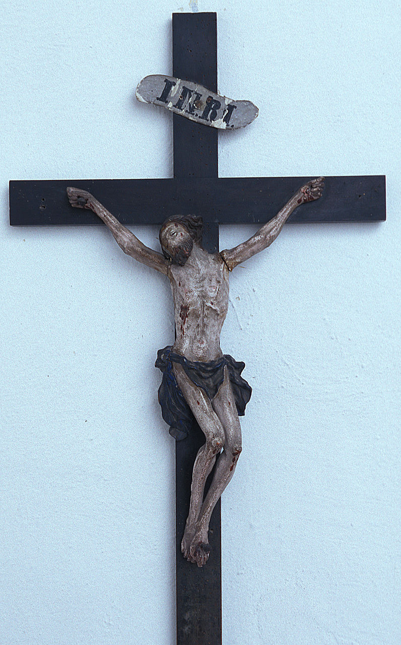 Gesù Cristo crocifisso (scultura) - bottega ferrarese (sec. XIX)