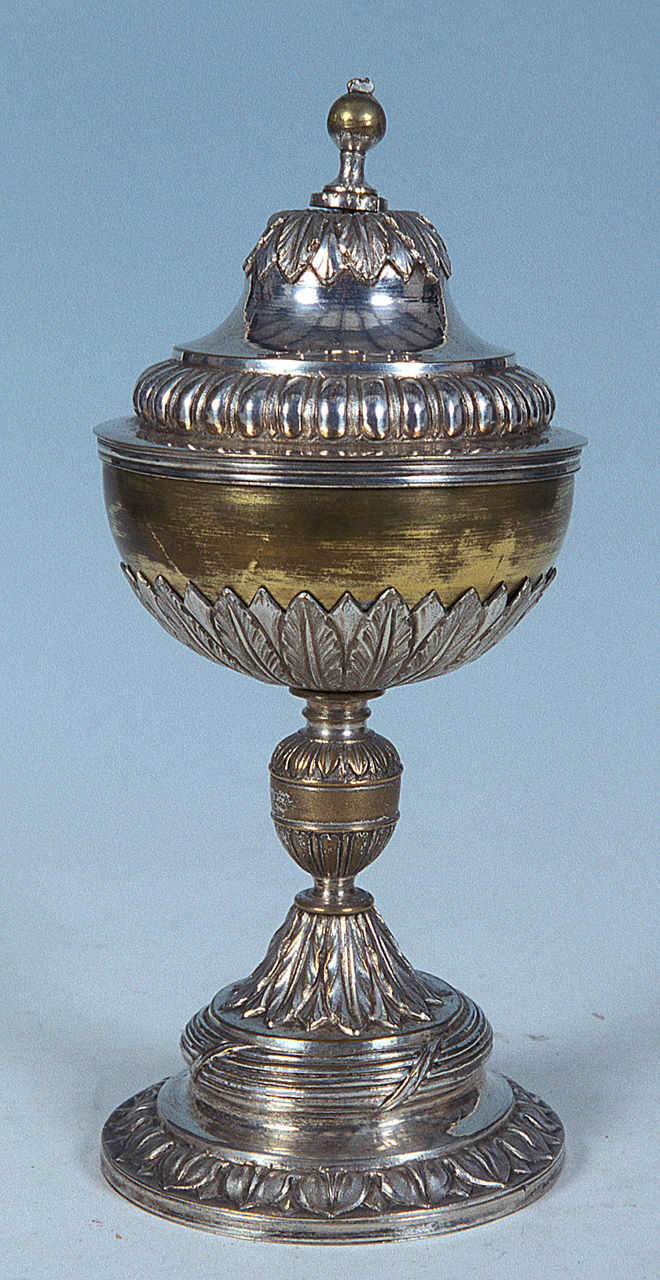 pisside - bottega emiliana (secondo quarto sec. XIX)