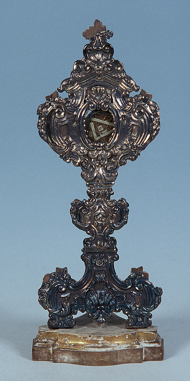 reliquiario - a ostensorio - bottega emiliana (seconda metà sec. XVIII)