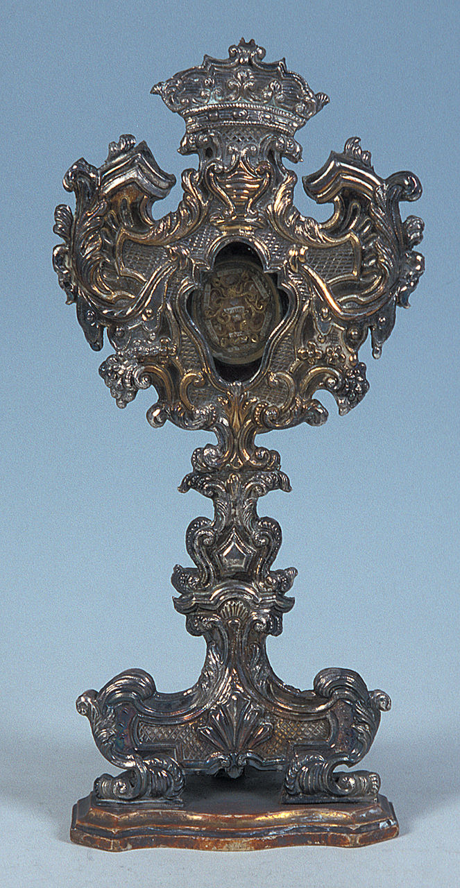 reliquiario - a ostensorio - bottega emiliana (metà sec. XVIII)