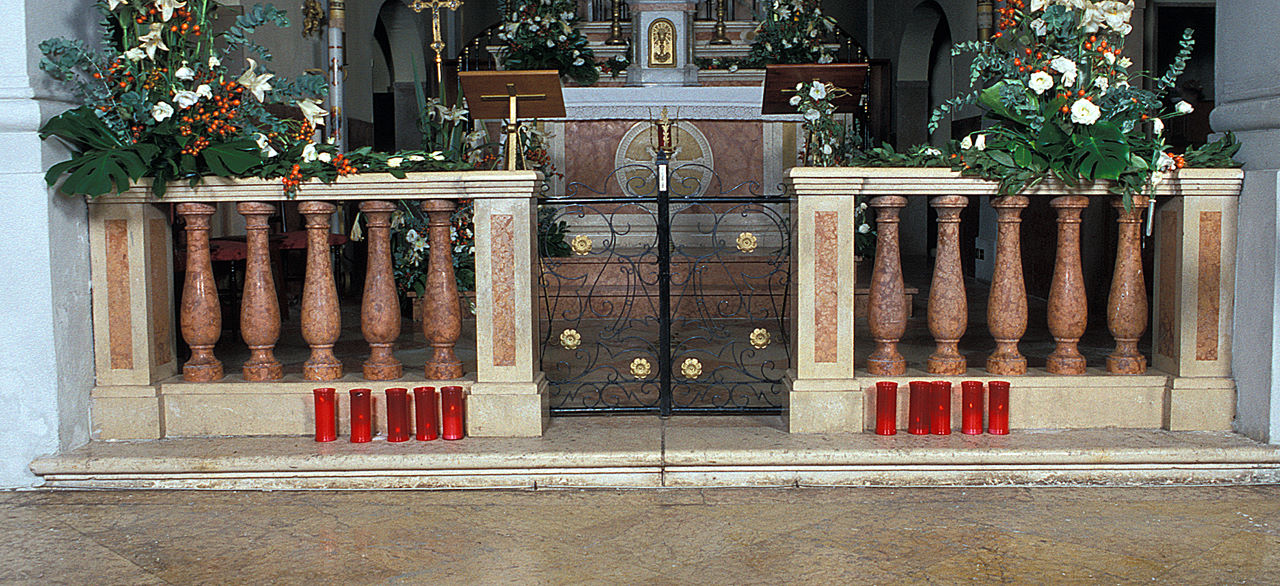 balaustrata - bottega ferrarese (primo quarto sec. XX)