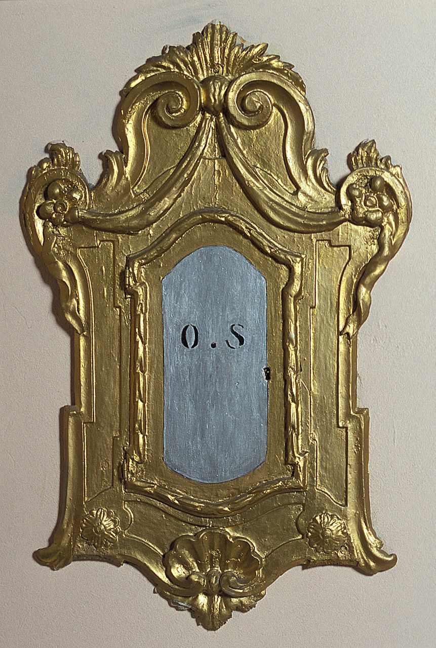 sportello di tabernacolo, serie - bottega ferrarese (seconda metà sec. XVIII)