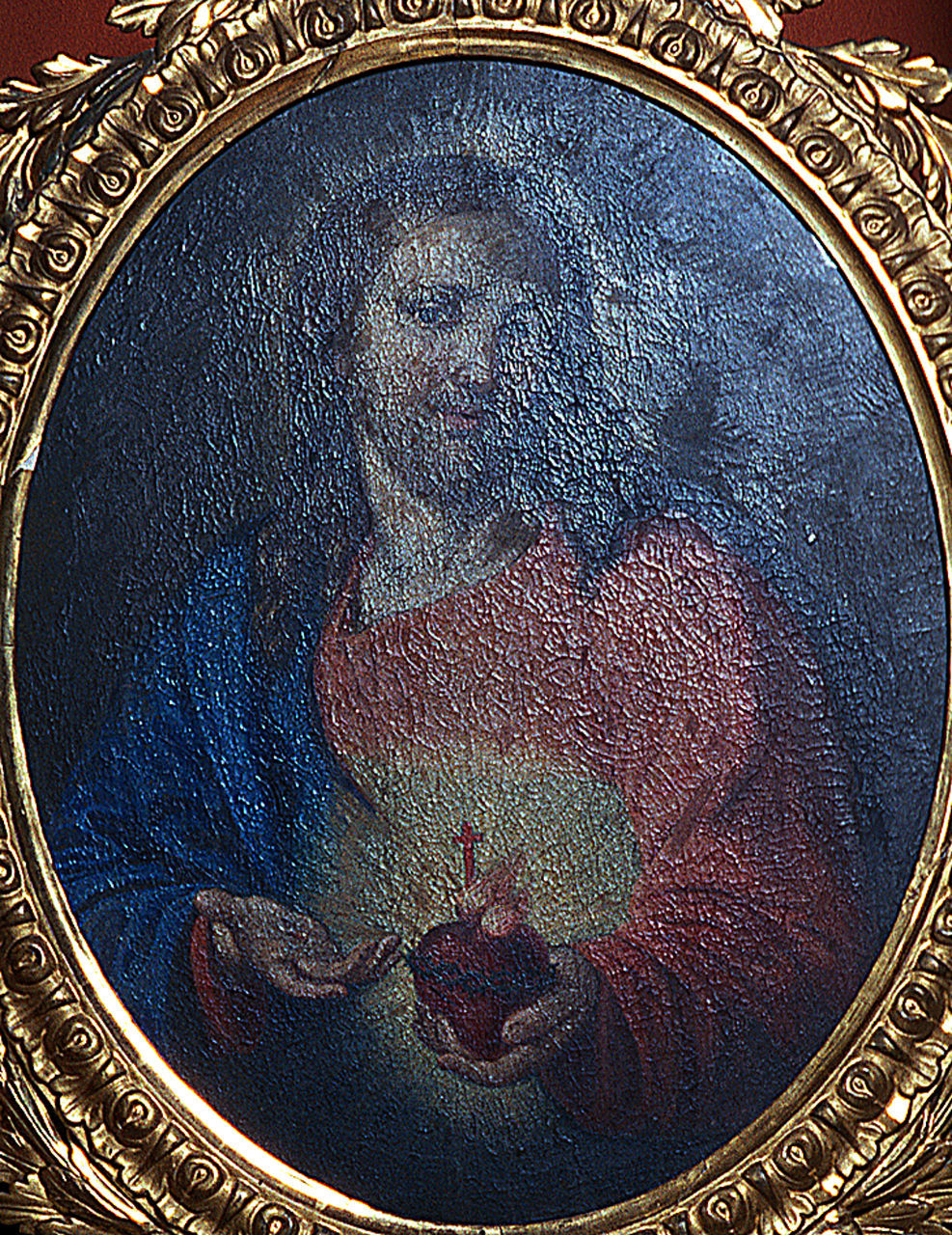 Sacro Cuore di Gesù (dipinto, elemento d'insieme) - ambito ferrarese (ultimo quarto sec. XVIII)