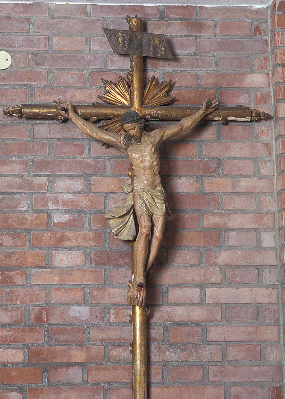 croce processionale, opera isolata - ambito ferrarese (sec. XVIII)