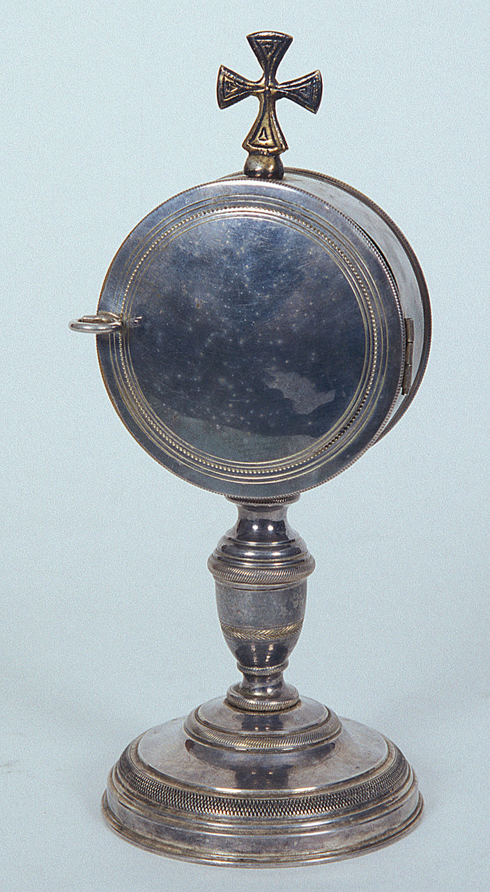 teca eucaristica, opera isolata - produzione italiana (prima metà sec. XX)