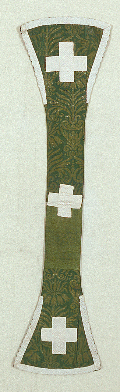 manipolo, elemento d'insieme - manifattura ferrarese (fine sec. XVIII, sec. XIX)