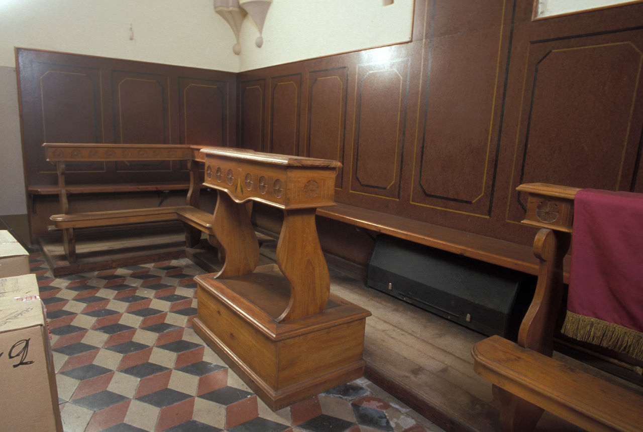 stalli del coro, opera isolata - bottega ferrarese (primo quarto sec. XX)